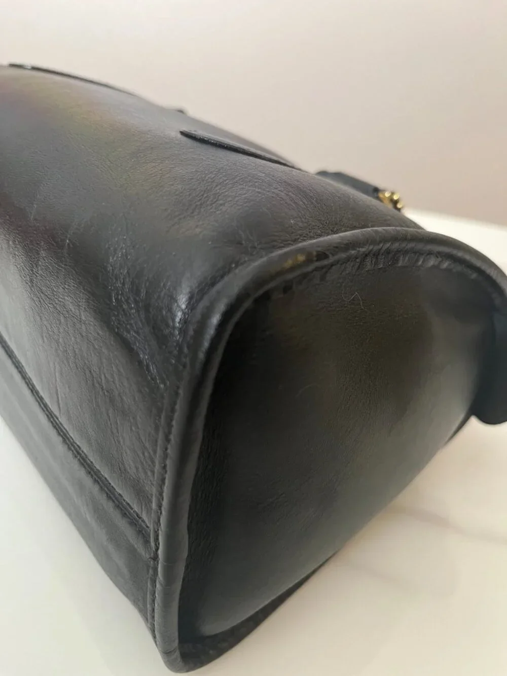 Coach Madison Satchel Limited Edition 17995 Black Leather Bowler Doctor Bag - Picture 6 of 13